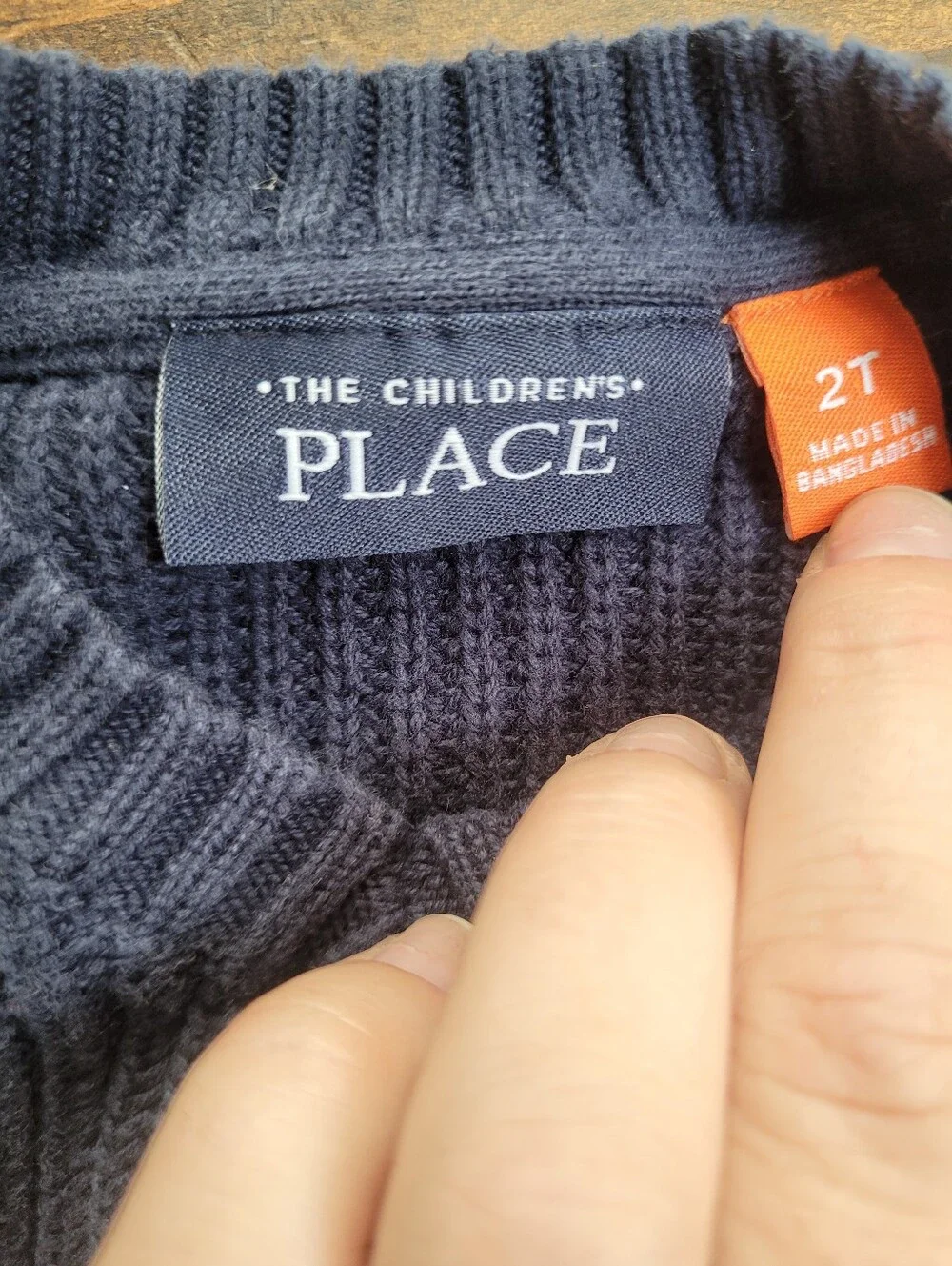 Sweater Vest Toddler Navy Blue 2T The Children's Place V-neck